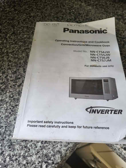 Photo of free Panasonic combi oven/microwave (Enfield EN1) #2