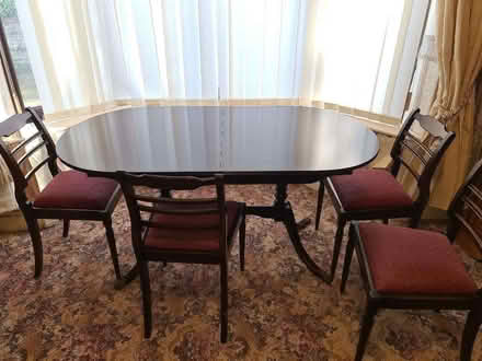 Photo of free Extending dining Table & Chairs (Preesall FY6) #1