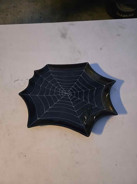 Photo of free spiderweb decorative plate (spartan keyes) #1