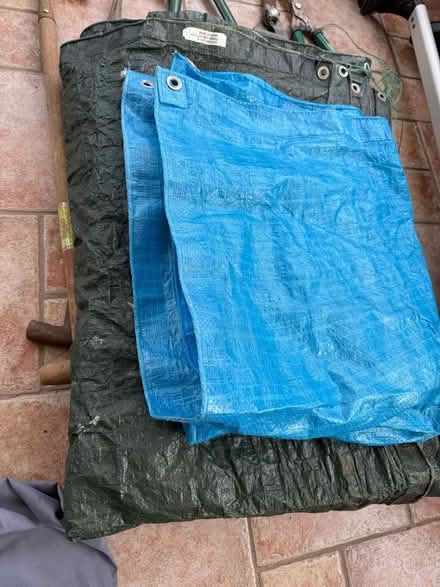 Photo of free Old tarpaulin x 2 (Bolbeck Park MK15) #1