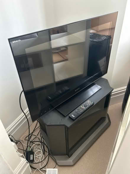 Photo of free Sonny Bravia television and stand (Raynes Park SW20) #1