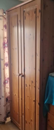 Photo of free Pine double wardrobe (Linden GL1) #1