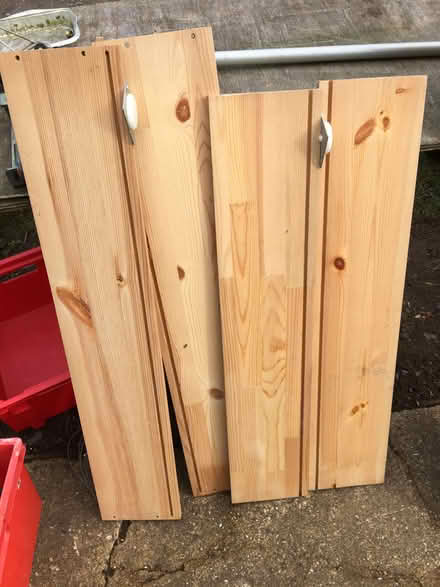 Photo of free pine boards x 4 (Brogborough MK43) #1