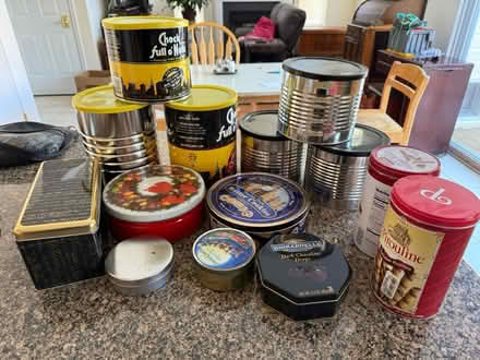 Photo of free Assorted metal containers (Asbury Park- Ocean Township) #1