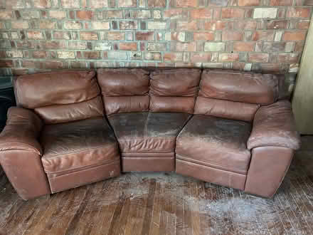 Photo of free Leather 3 part sofa (Woodstock, NY) #1