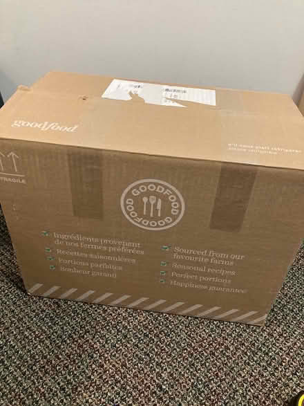 Photo of free Last call:2nd empty goodfood box (Derry and Tenth Line) #1