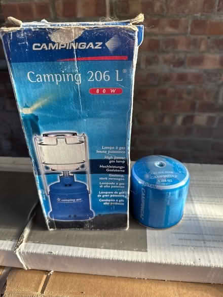 Photo of free Camping gas lantern and spare gas canister (Gleadless Common S12) #1