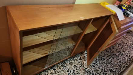 Photo of free Wooden cupboard with glass doors (Little Herberts GL53) #3
