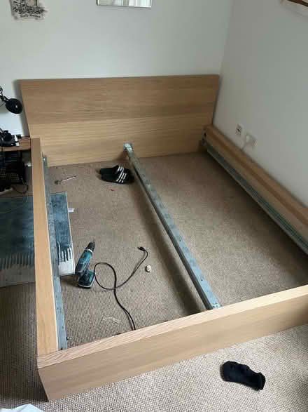 Photo of free King size bed frame (Victoria park) #1