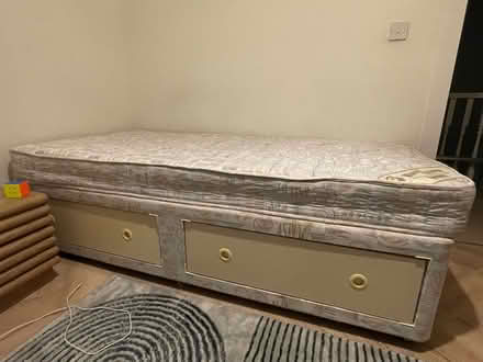 Photo of free single divan bed with mattress (Ln2) #1