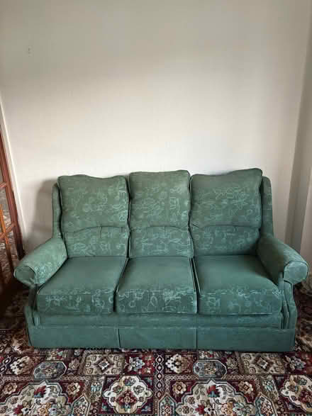 Photo of free Green 3 piece suite (Appleby-in-Westmorland CA16) #1