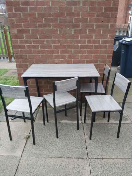 Photo of free Small Table & 4 Chairs (Whitburn SR6) #1