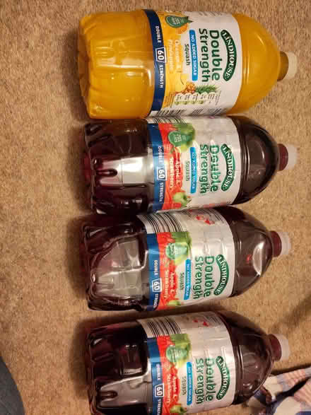 Photo of free 4 bottles of squash (Kendal LA9) #1