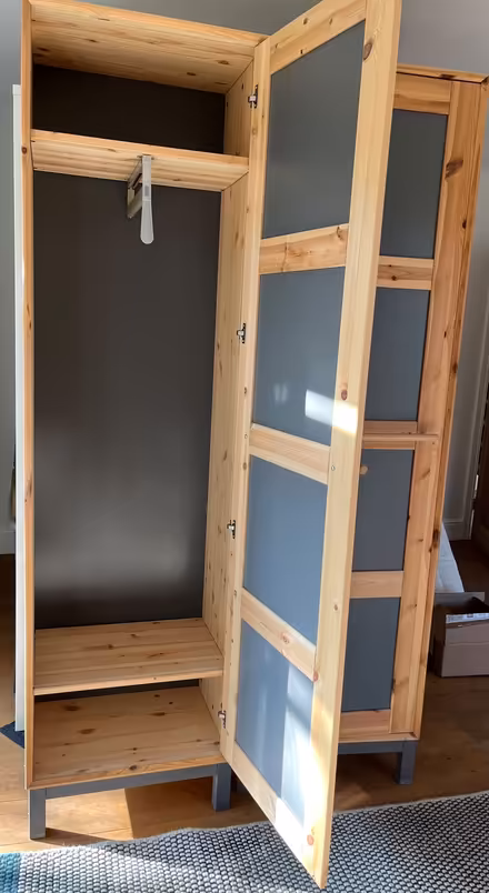 Photo of free Shallow wardrobe with pull-out rail (Epping CM16) #3
