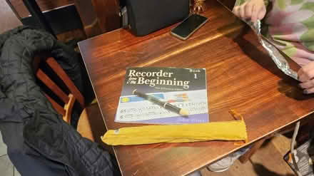 Photo of free School Recorder with book (CM15 Shenfield) #1