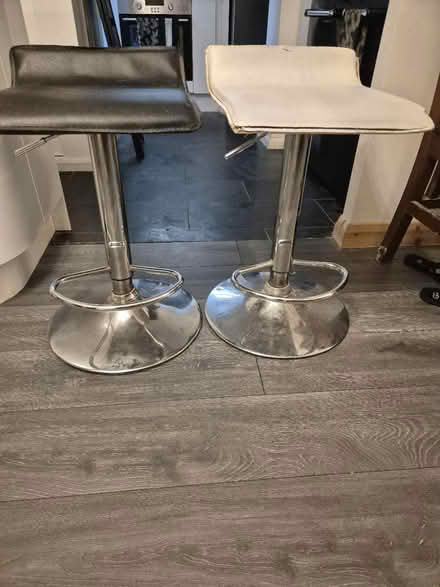 Photo of free Bar stools adjustable (Chadwell Heath) #2