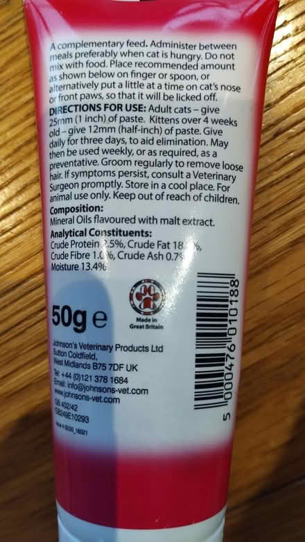 Photo of free Cat hairball remedy (Kingscourt/Lightpill, Stroud) #2