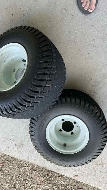 Photo of free Used golf cart tires (Off County Line and East Road) #2