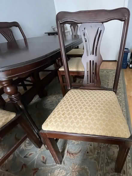 Photo of free Dining table and 6 chairs (Dublin 24) #1