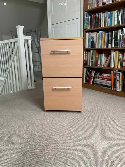 Photo of free Wood effect filing cabinet (Thirsk) #2