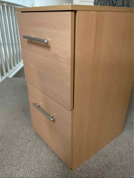 Photo of free Wood effect filing cabinet (Thirsk) #3