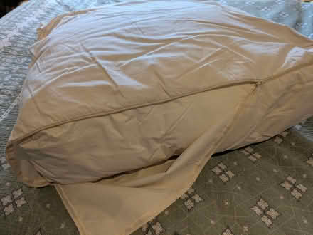 Photo of free Large, soft wedge pillow with cover. (Sharmans Cross B91) #3