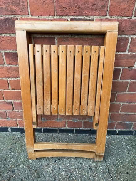 Photo of free Folding Wooden Chair (Winkfield Row RG42) #2