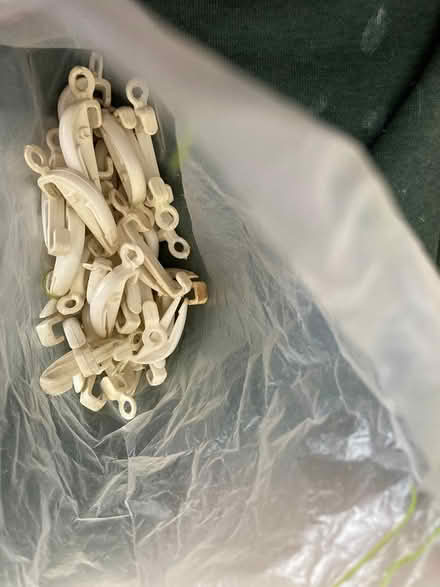 Photo of free Curtain rail hooks approx 32 (CM12) #2