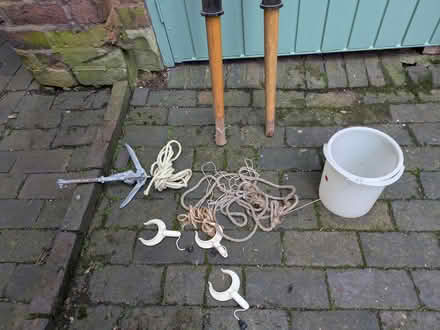 Photo of free A pair of oars with anchor and rope (Park Central B15) #2