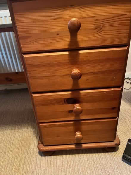 Photo of free Pine desk (St Austell PL25) #2