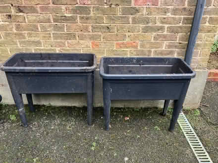 Photo of free Black plastic garden planters (Brighton BN1) #1