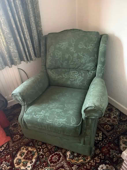 Photo of free Green 3 piece suite (Appleby-in-Westmorland CA16) #3