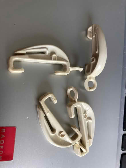 Photo of free Curtain rail hooks approx 32 (CM12) #1