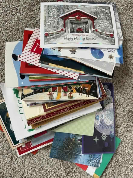 Photo of free used Christmas cards (Freedom and Drake) #1