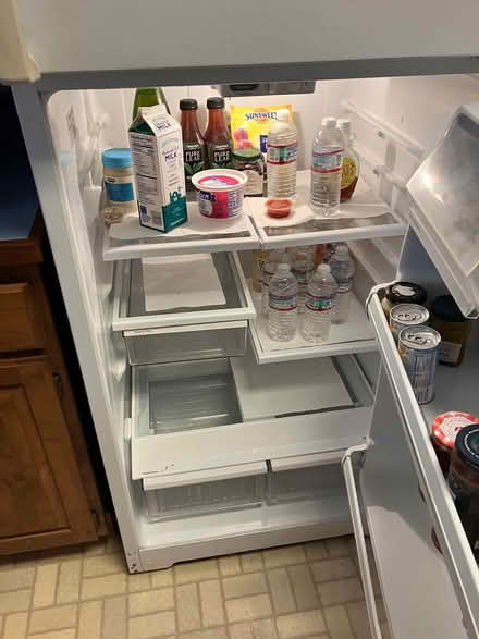 Photo of free GE Top Freezer Refrigerator (San Mateo Terrace) #3