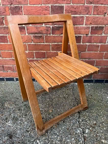 Photo of free Folding Wooden Chair (Winkfield Row RG42) #1