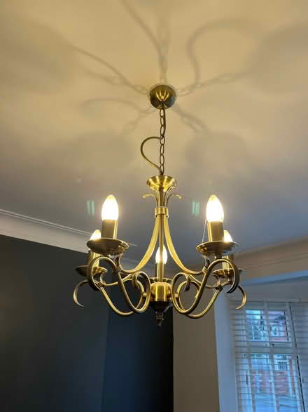 Photo of free Gold Ceiling light (Hillcliffe WA4) #1