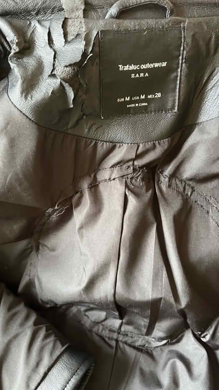 Photo of free Faux leather jacket (Off Mill Road, Cambridge) #3