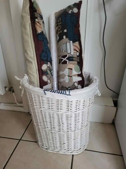 Photo of free Laundry basket, draught excluders (Blackrock) #1