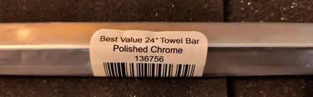 Photo of free Chrome Towel Bar & Mounting Posts (Saugus) #1