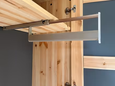 Photo of free Shallow wardrobe with pull-out rail (Epping CM16) #2