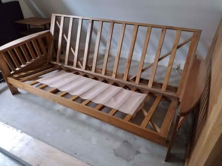 Photo of free Double bed sized futon without mattress (Shotover OX3) #1