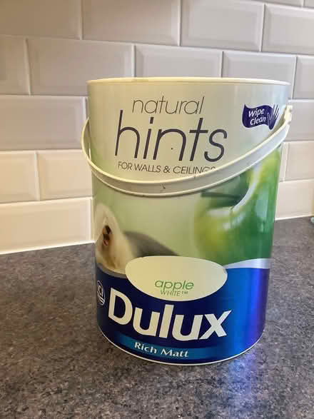 Photo of free Dulux Apple White Matt paint (The Plantation GL5) #1