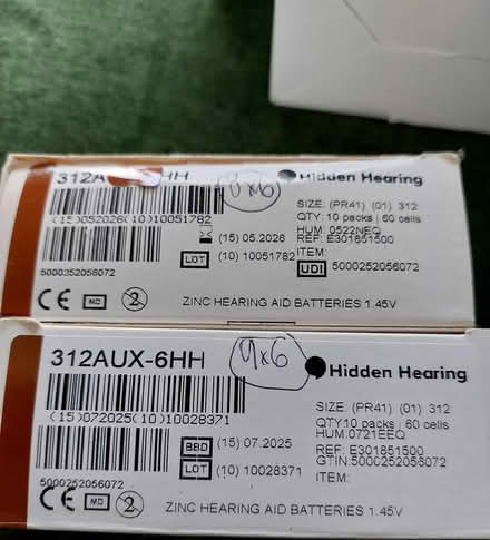 Photo of free Hearing aid batteries (Oadby LE2) #1