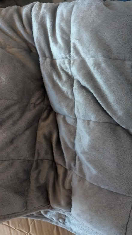 Photo of free Grey weighted blanket (Chesterfield S40) #1