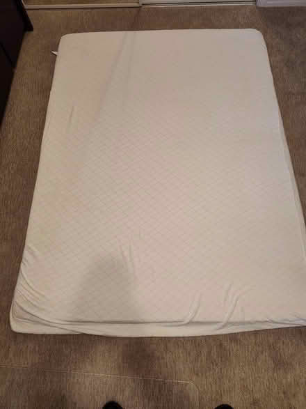 Photo of free 2" memory foam queen mattress top (Carlsbad) #1