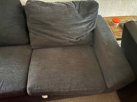 Photo of free Grey M & S 3 seater couch (LS15 Whitkirk Leeds) #3