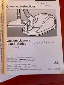 Photo of free Meile vacuum (Moorfields) #3