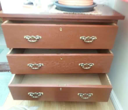 Photo of free Drawer unit with 3 drawers. (Bawdrip TA7) #1