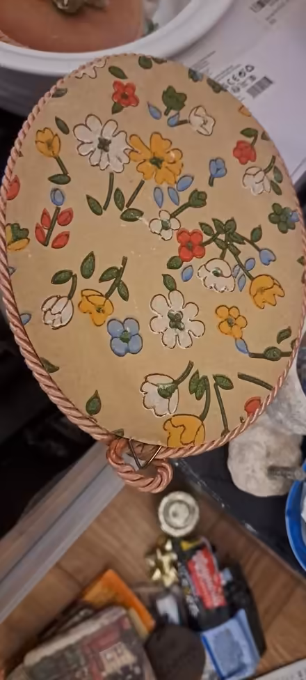 Photo of free 2 Pink Floral China Wall Plaques (WR14 Malvern Link) #3